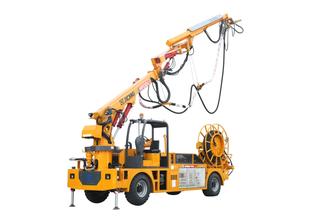 XCMG Schwing Official Shotcrete Truck HPS30V China New 82kw Truck Mounted Concrete Spraying Machine Price