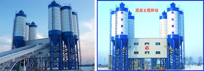 Hzs90concrete Mixing Plant Machine Concrete Batching Plant