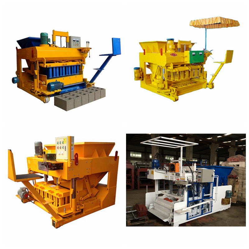 High Technology No Need Pallet Qm6-20 Big Mobile Egg Laying Concrete Cement Block Making Machine