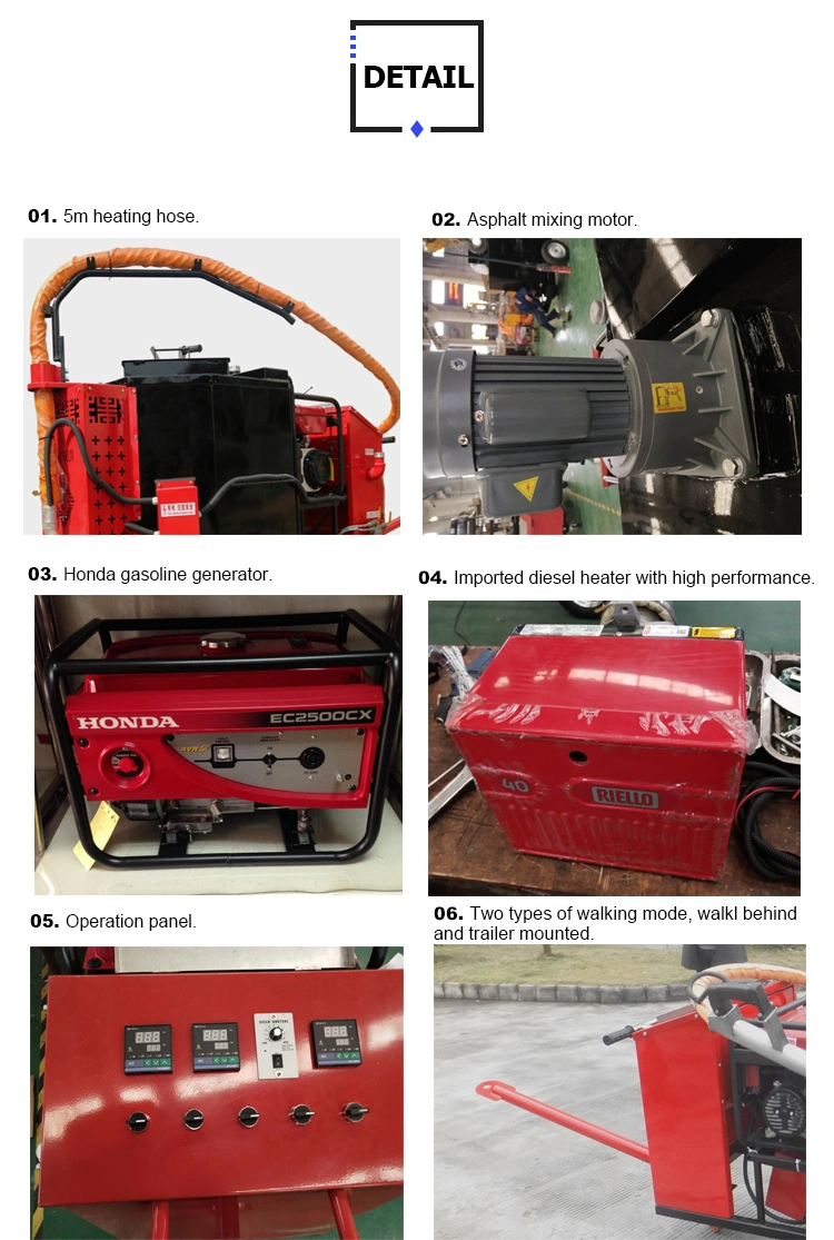 Bitumen Pothole Patching Machine Heating Asphalt Spraying Machine