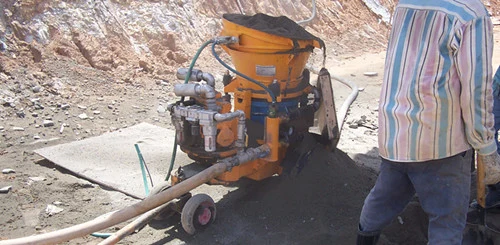 Air Driven Sprayed Concrete Machine - Concrete Spraying Machine