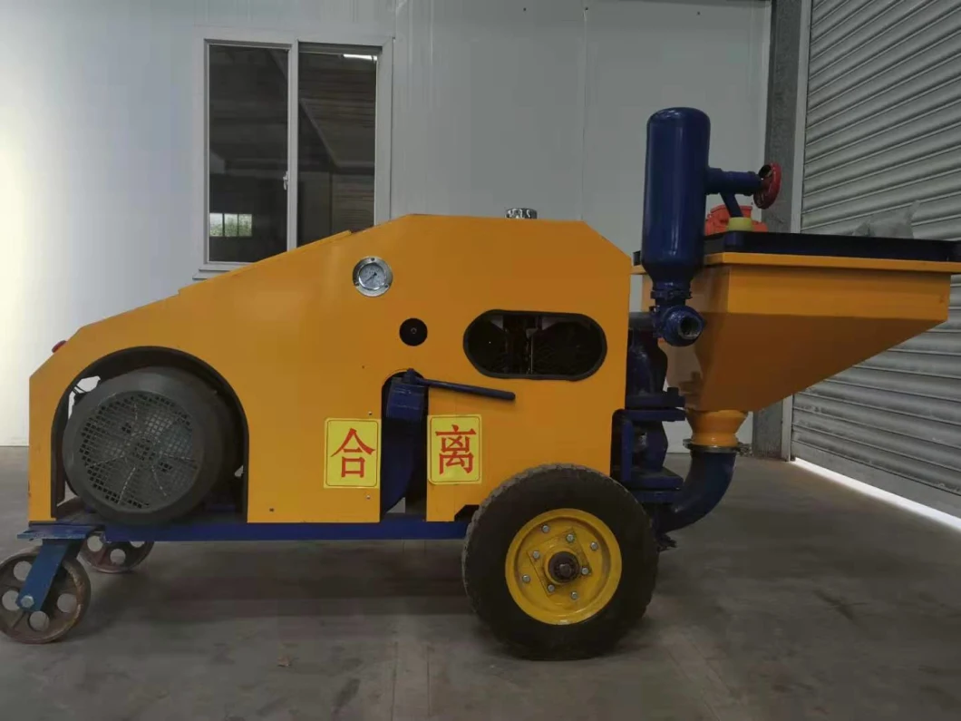 Cement Mortar Concrete Spraying Pump Machine and Spreading Equipment