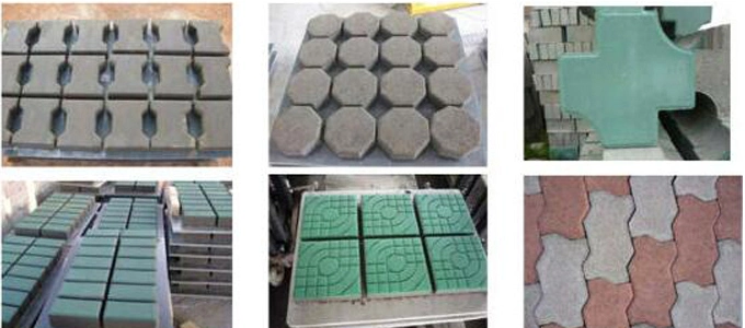 Qt40-1 Concrete/Hollow Brick Making Machine Vibration Block Machine with Pallet in Africa