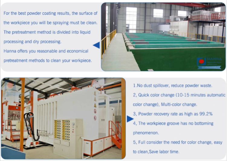 Powder Coat Machinery Powder Spraying Line Powder Coating Line