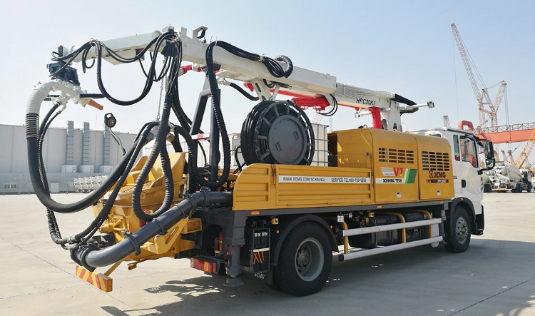 XCMG Hpc30ki Truck Mounted Concrete Spraying Machine Shotcrete Machine Price