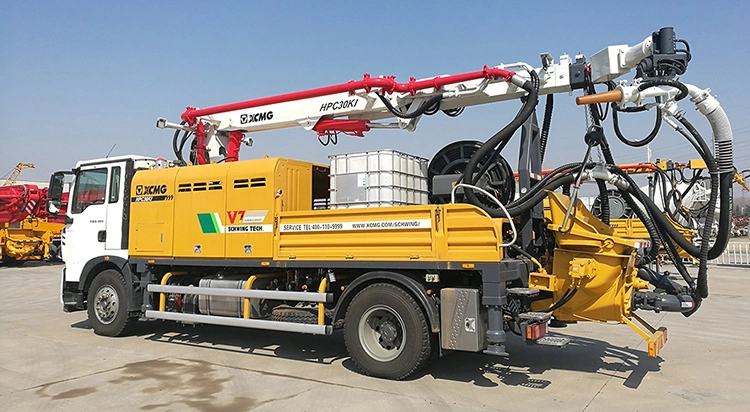 XCMG Hpc30ki Truck Mounted Concrete Spraying Machine Shotcrete Machine Price