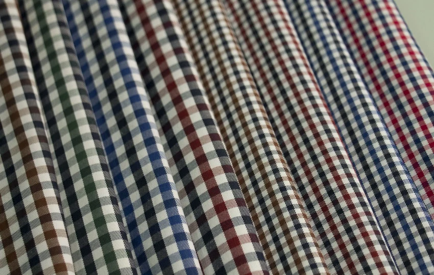 Various Color Checks Shirt School Uniform Fabric