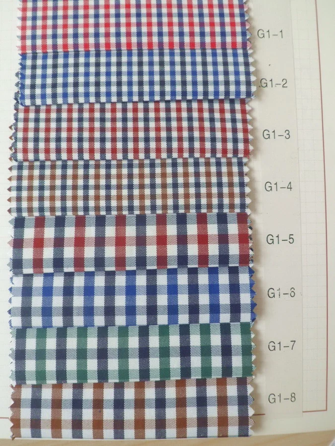 Various Color Checks Shirt School Uniform Fabric