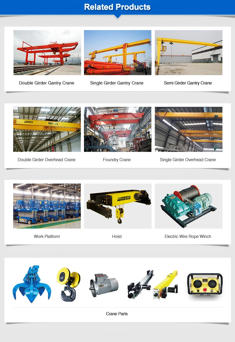 Workshop Equipment Qdy Model Mould Lifting Casting Double Girder Bridge Crane