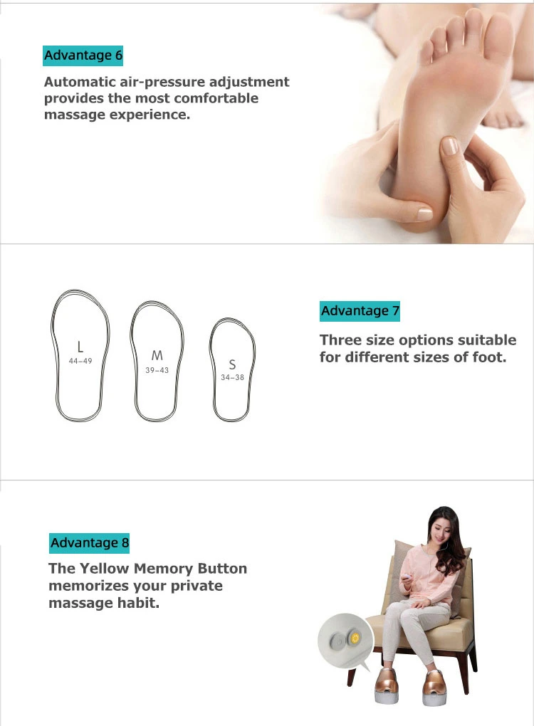 Portable Electric Vibrating Blood Circulation Foot Massage Machine Massager Shiatsu Foot Device