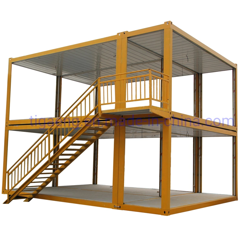 Portable Prefabricated Container House Modular Steel Frame Cabin Villa