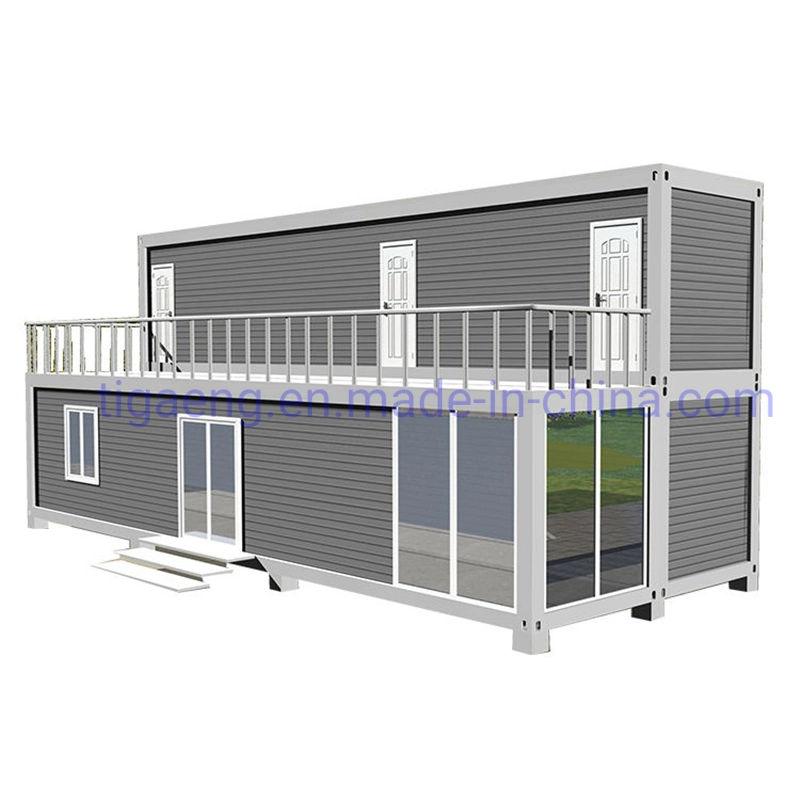 Portable Prefabricated Container House Modular Steel Frame Cabin Villa