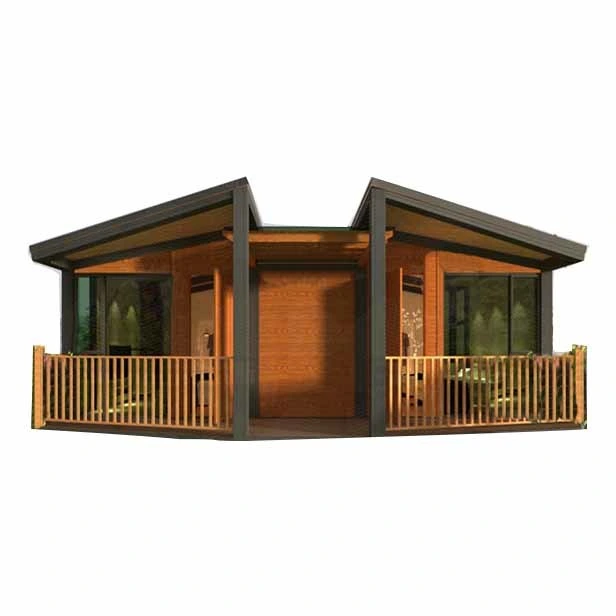 Eco Friendly Steel Structure Portable Prefabricated Modular Luxury Container House Prefab Office Luxury Wood Villa Home