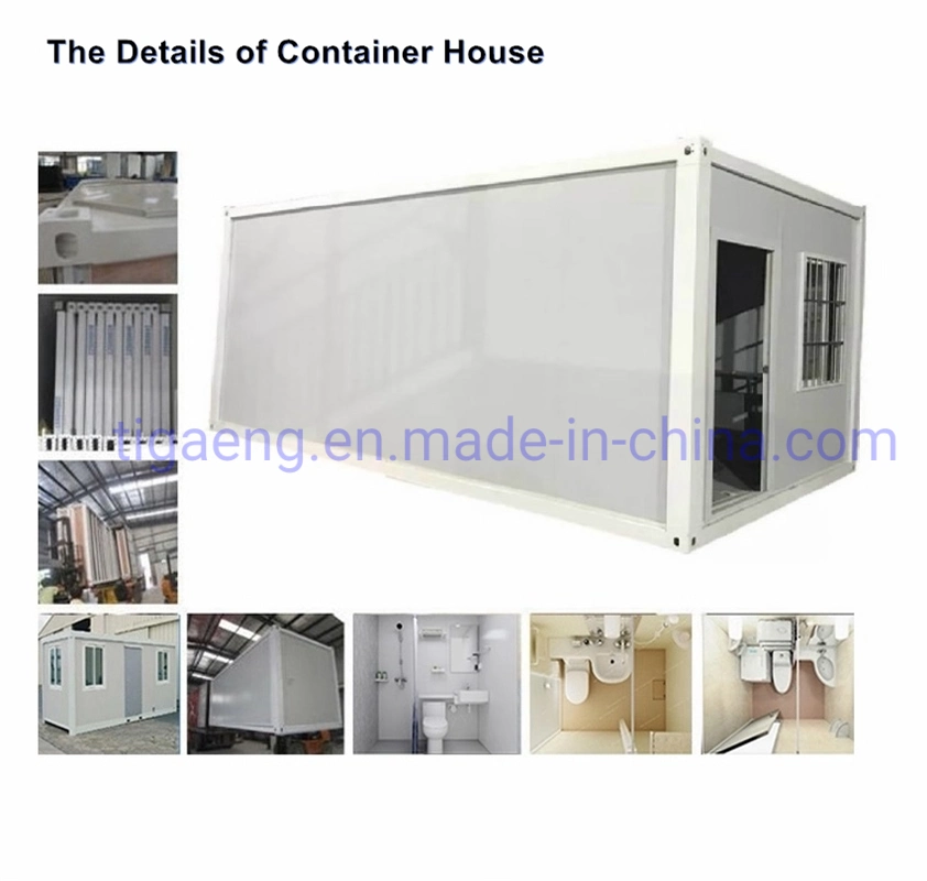 Portable Prefabricated Container House Modular Steel Frame Cabin Villa