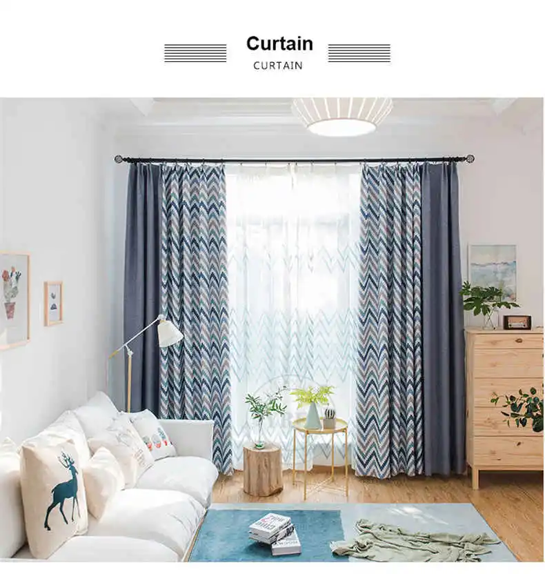 Hot Sale Fashion Style Two Sides Curtain Blackout Roller Blinds for Homestay