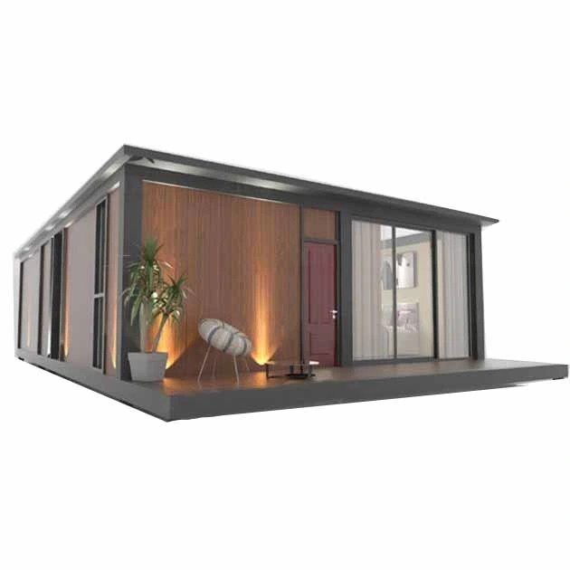 Eco Friendly Steel Structure Portable Prefabricated Modular Luxury Container House Prefab Office Luxury Wood Villa Home