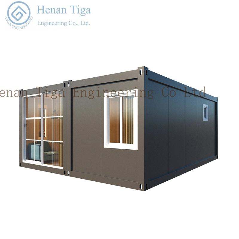 Portable Prefabricated Container House Modular Steel Frame Cabin Villa