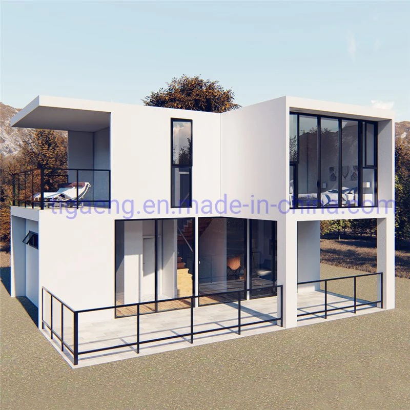 Portable Prefabricated Container House Modular Steel Frame Cabin Villa