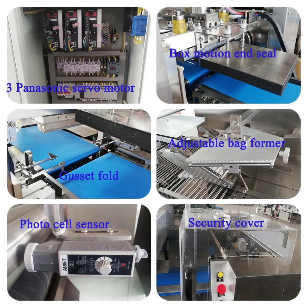 Automatic Burger Bun Packaging Food Machine Bakery Automatic Food Packaging Machine