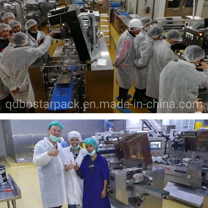 Automatic Burger Bun Packaging Food Machine Bakery Automatic Food Packaging Machine