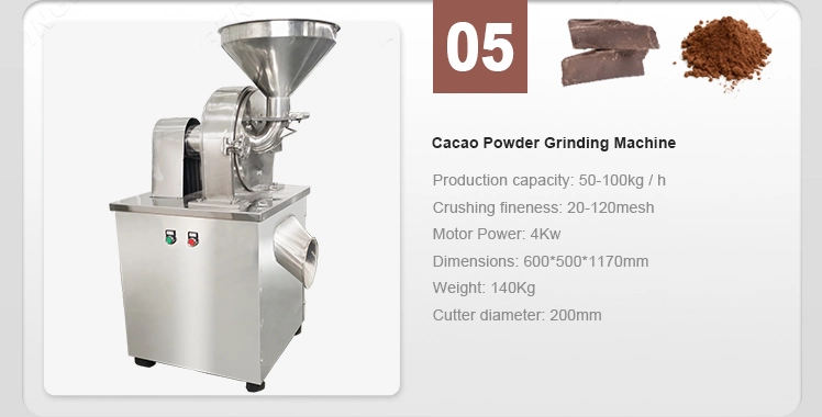 100-300kg/H Cocoa Butter Cream Making Machine Industrial Cocoa Butter Processing Plant