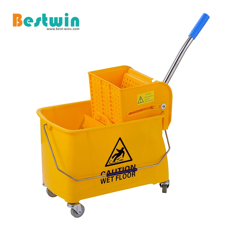 34/46 Liter Double Bucket Side Press Wringer Housekeeping Tool Commercial Mop Trolley