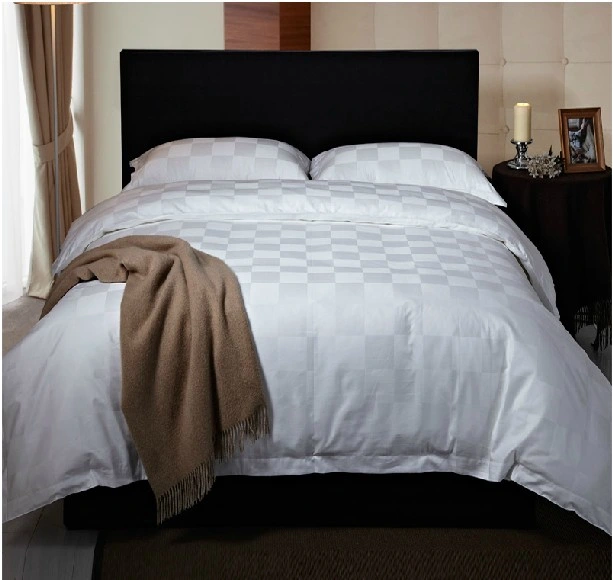 Hotel Style Bedding Set Cotton Fabric for Bed Sheet Duvet Cover with Fitted Sheet