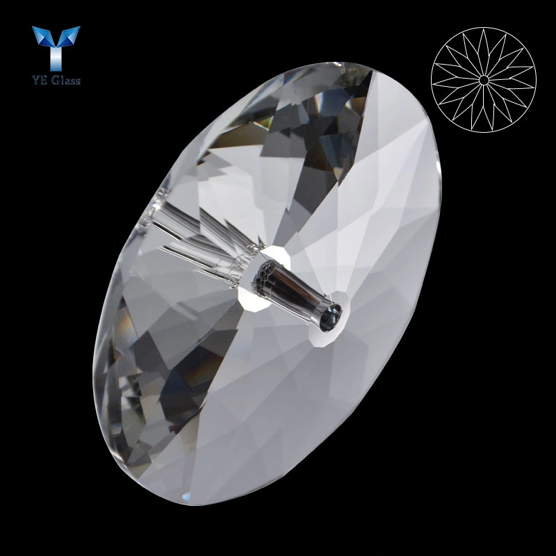 Custom Clear Round Crystal Chandelier Crystal Pendant Chandeliers Accessories