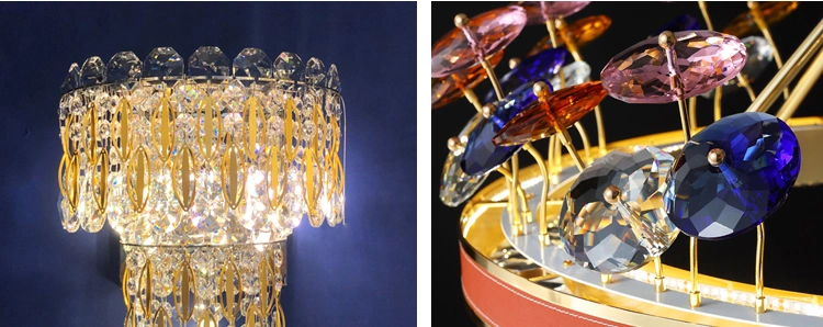 Custom Clear Round Crystal Chandelier Crystal Pendant Chandeliers Accessories
