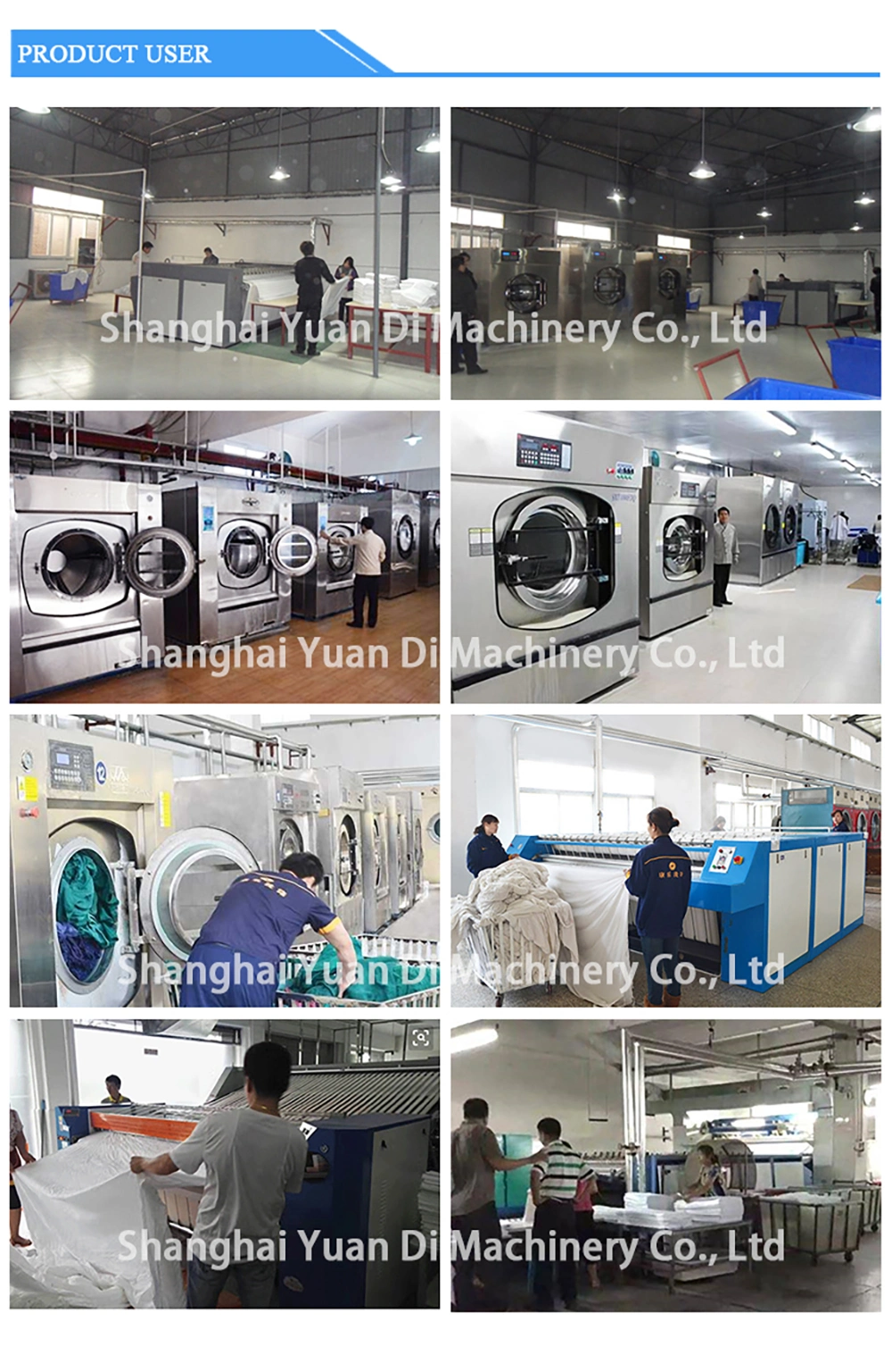 Industrial Laundry Ironing Equipment Hotel Bedsheets Flatwork Ironer