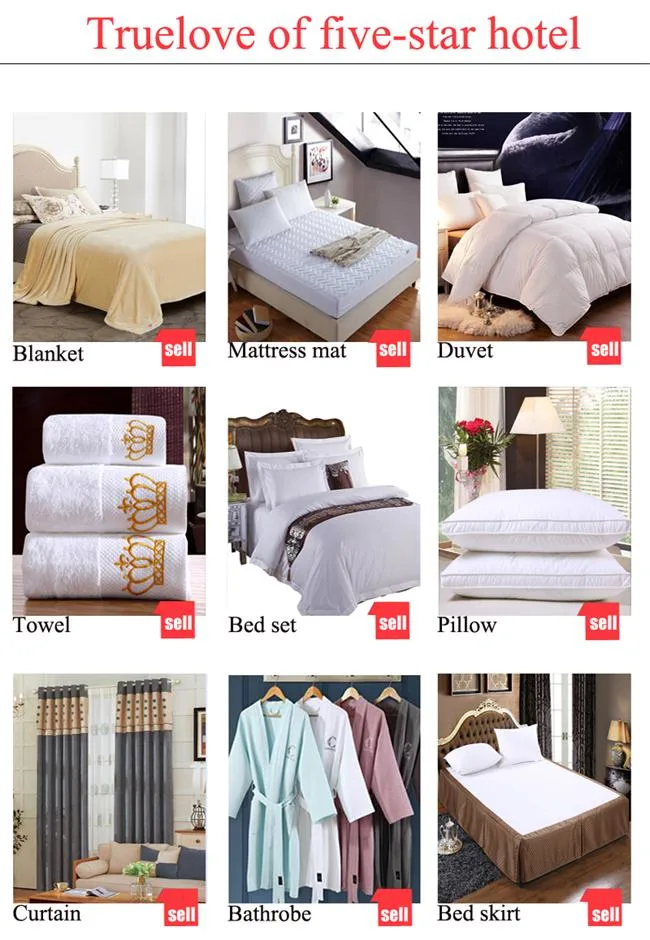Yrf Hotel Linen Plain Luxury Bedding Set Hotel Products