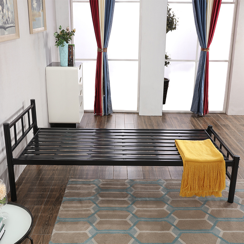 Black Metal Bed Frame Furniture Metal Bed Single Metal Bed