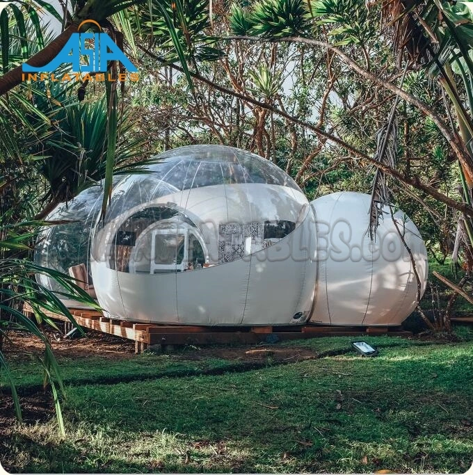 Customized Outdoor Inflatable Bubble Tent Australia Glamping Bubble Hotel