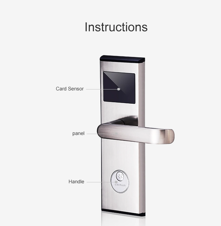 Lock IC Card Door Lock Easy Install Hotel Lock Magnetic Card Key Lock for Hotel