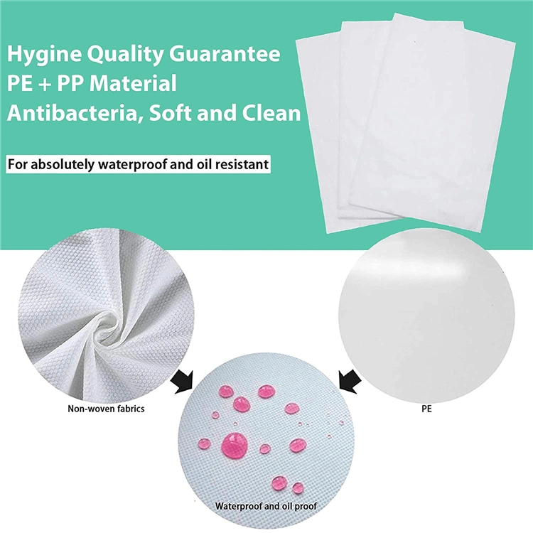 2ply PP Coated PE Drape Sheets Disposable Stretcher Sheets for Hospital Bed