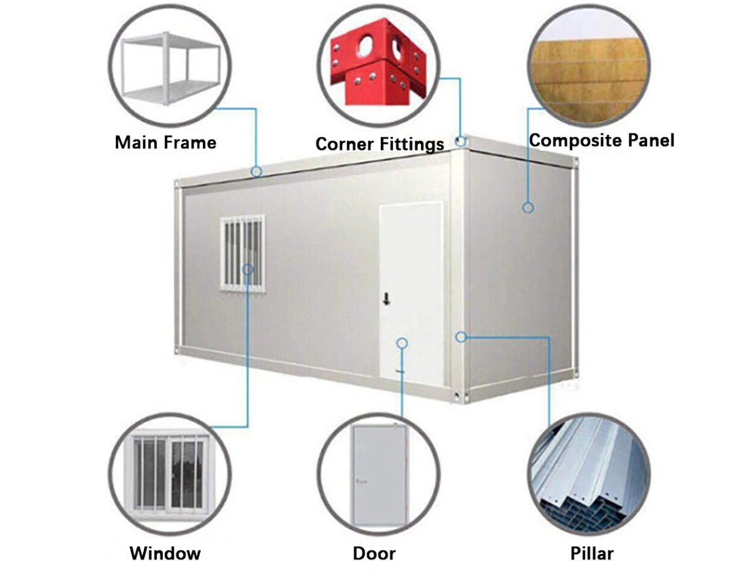 Prefabricated House with Lightweight Structure for Construction Worker Dormitory