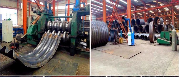 Half Circle Galvanized Corrugated Steel Arch Tunnel Culvert