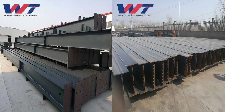 Structural Steel Prefabricated Sheds / Factory Types Portal Frame