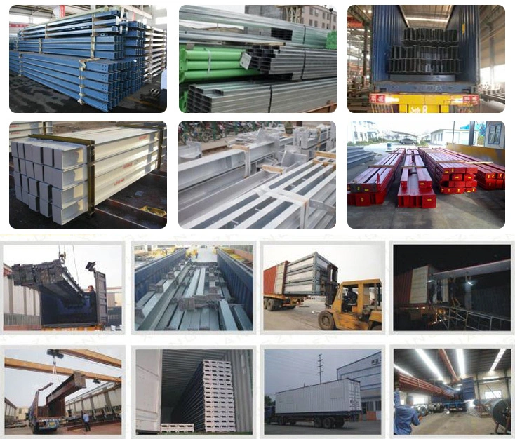 Structural Steel Prefabricated Sheds / Factory Types Portal Frame