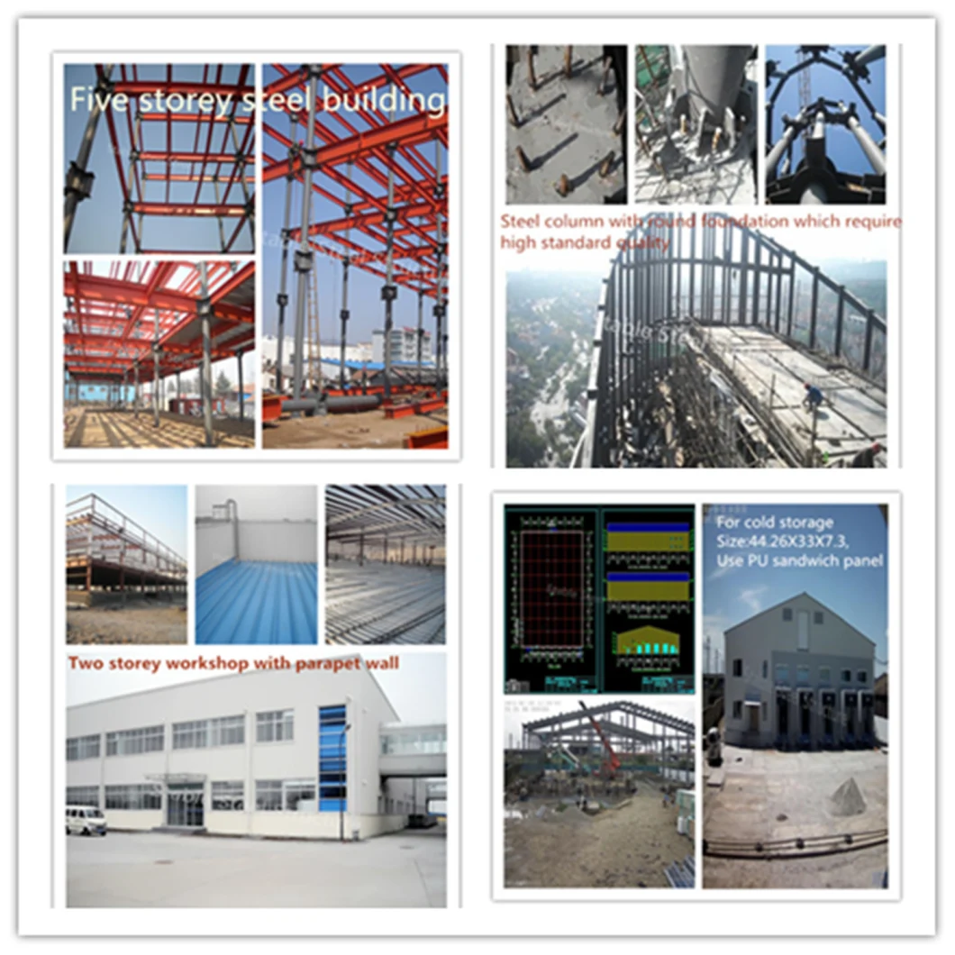 Prefabricated Metro Steel Structure Building Metal Shed with High Quality