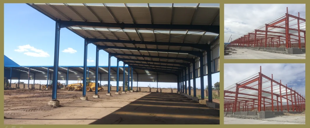 Prefabricated Steel Frame Structure for Workshop Building Metal Building