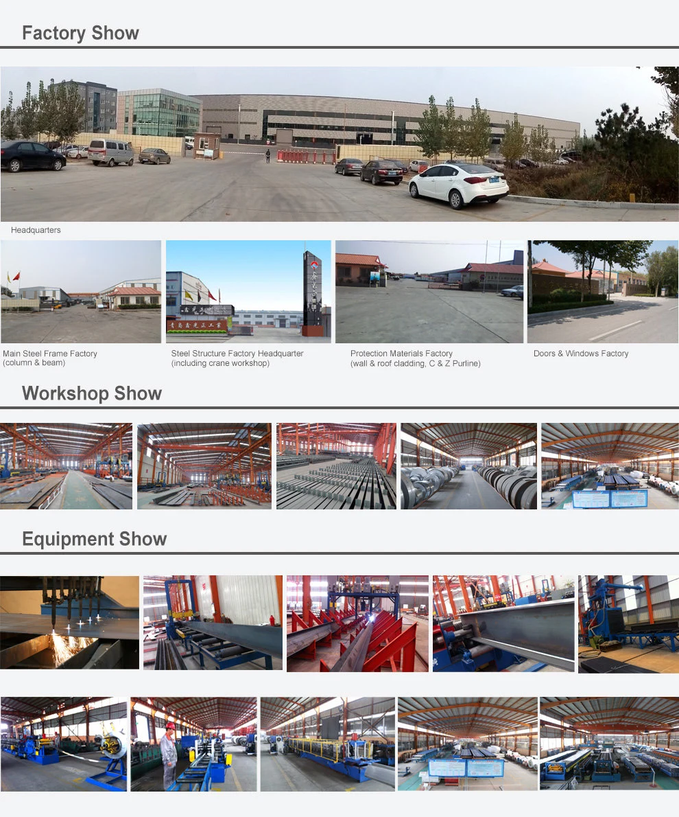 Prefabricated Steel Structure Building Material Steel Structure Warehouse (Q345B/Q235B)