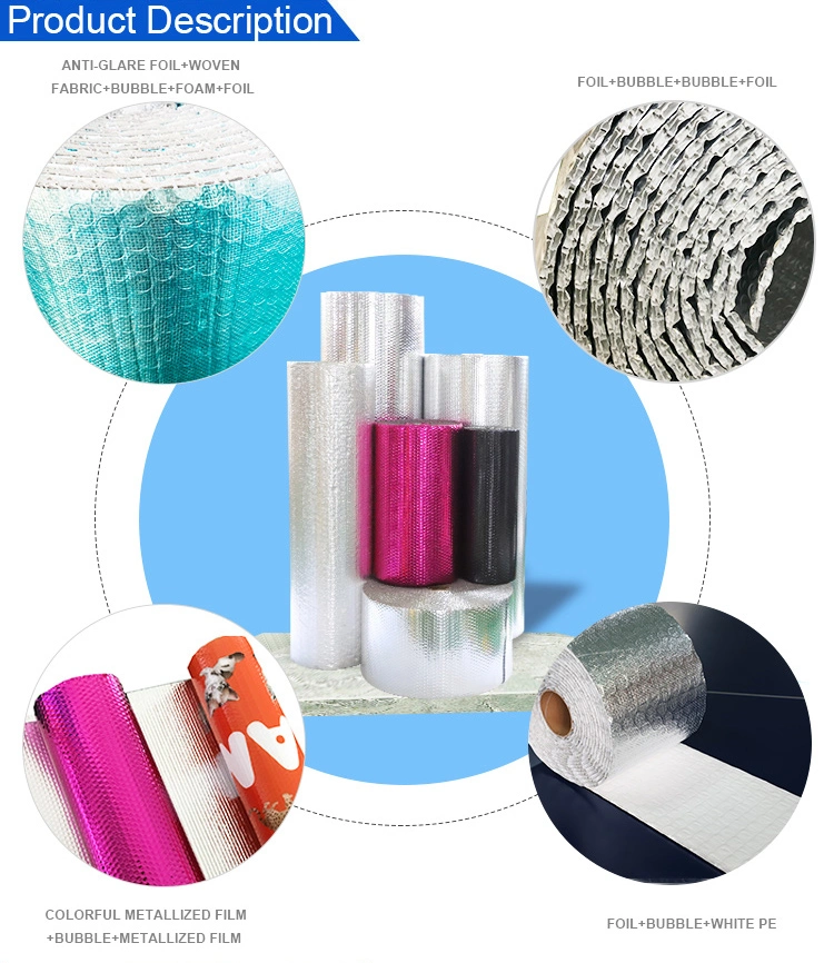 Aluminium Foil Bubble Thermic Insulant for Metal Structure Building