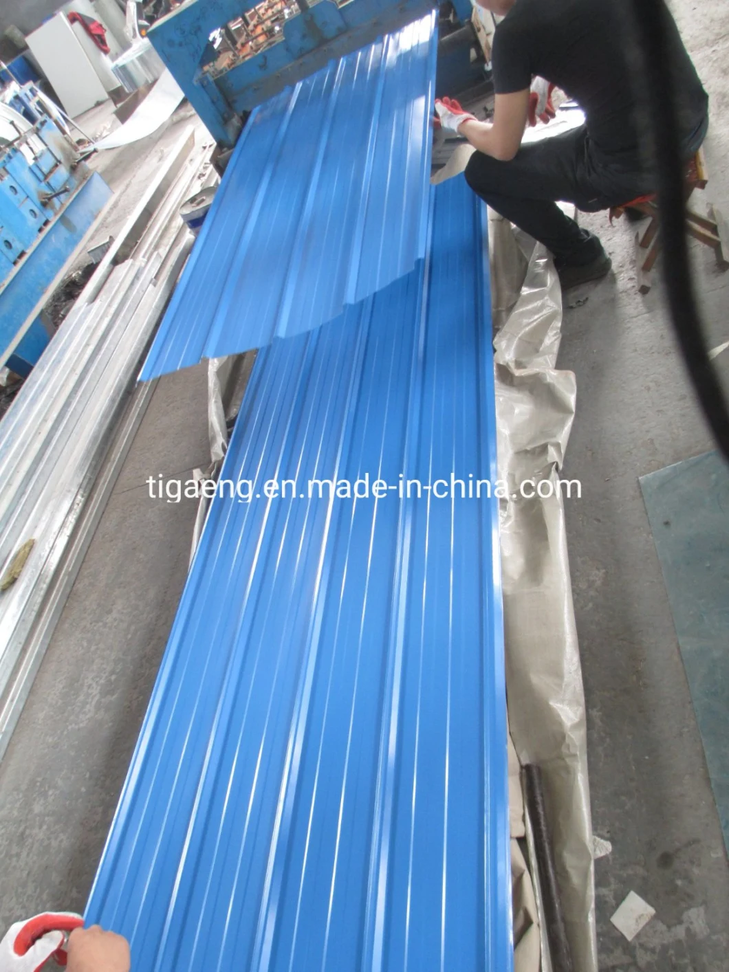 Building Construction Painted Corrugated PPGI/PPGL Metal Corrugated Sheet