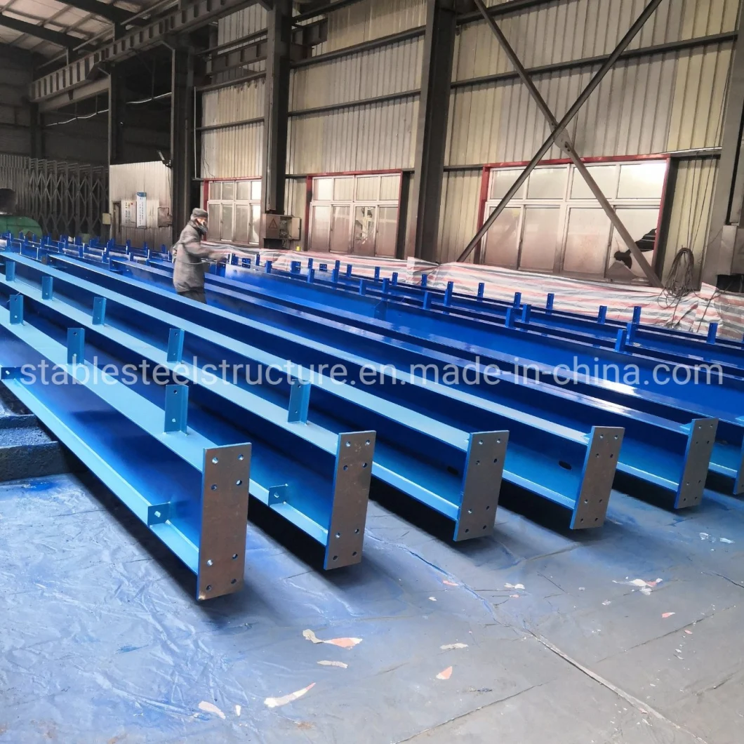 Cow Feeding Industry Prefabricated Building Steel Structure Poultry Shed with Modern Design