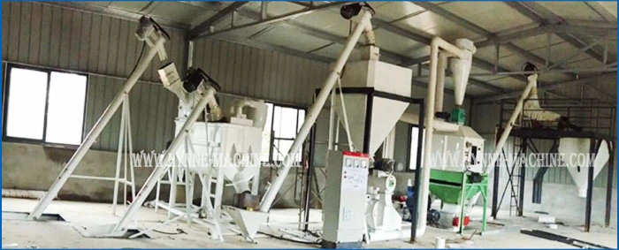 Small Dairy Farm Animal Livestock Cow Cattle Pellet Feed Production Line