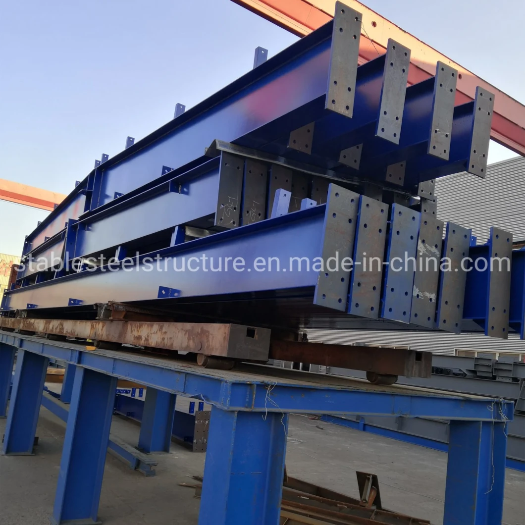 Cow Feeding Industry Prefabricated Building Steel Structure Poultry Shed with Modern Design