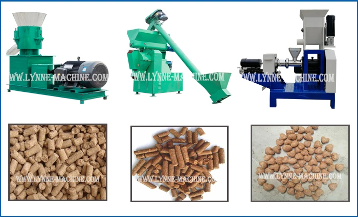 Automatic Dairy Farm Small Animal Pellet Feed Extruder From China Factory