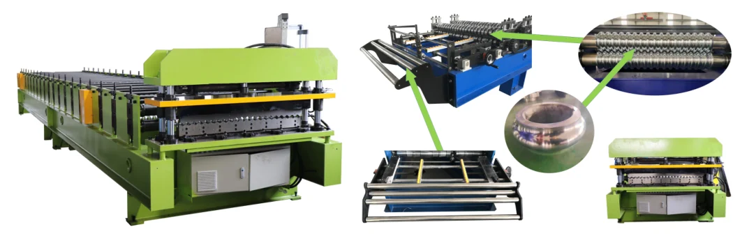 Corrugated Color Steel Roll Forming Machine Corrugated Steel Crimping Machine Sheets Tile Making Machine