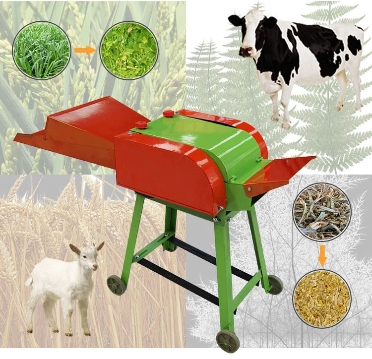 Chaff Cutter 9zp-0.4// Cows Hay Maize Stalk Shredder Chaff Cutter Machine